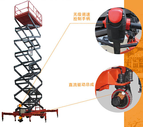 助力行走剪叉式高空作業(yè)平臺(tái)